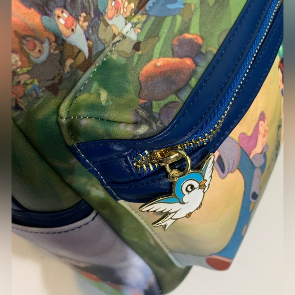 Loungefly Disney Snow White Scenes Backpack Shoulder Bag Purse Seven Dwarfs NWT main image 4